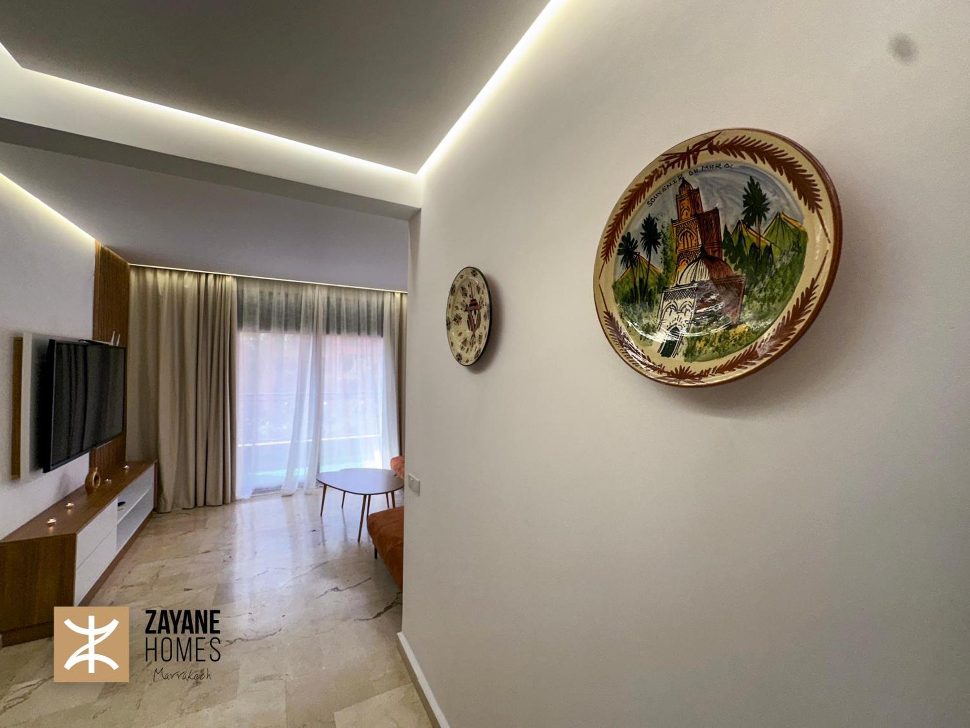 Premium Hivernage Amazigh 2Br Flat - Zayane Homes Marakéš Exteriér fotografie